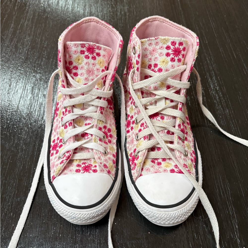Floral Embossed Chuck Taylor Converse Sneakers